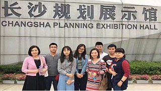 2017年部分人员参观长沙规划展示馆