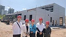 金格建科领导赴工地开展夏日送清凉活动