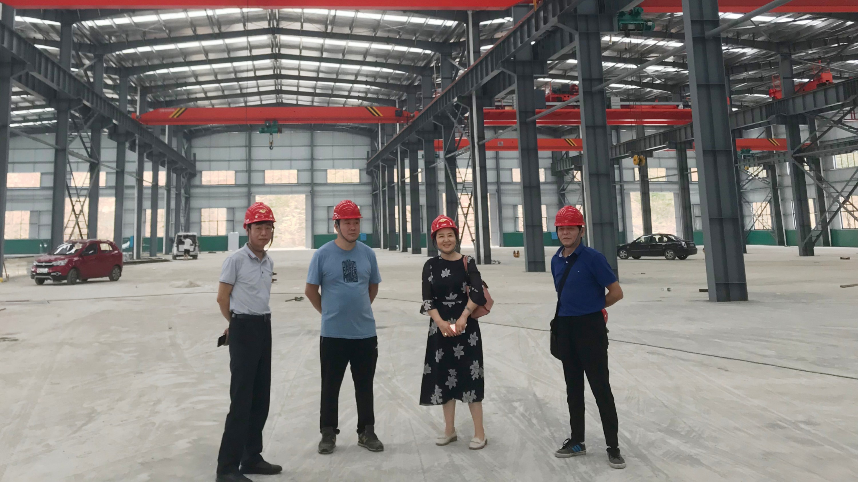 金格建科领导赴湘潭新生产基地考察调研