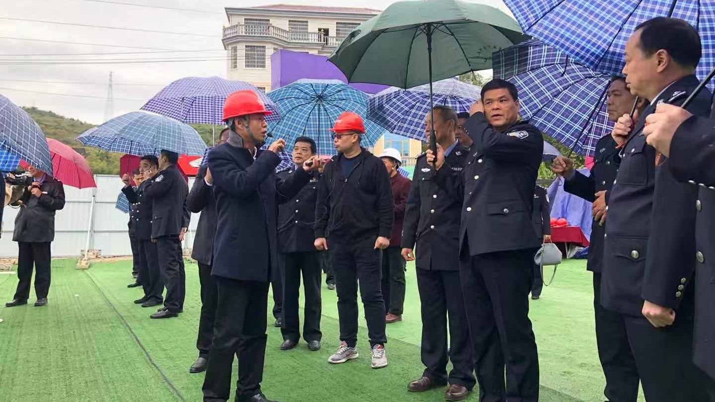王成良副市长率娄底市公安系统观摩团赴中连项目考察装配式建筑